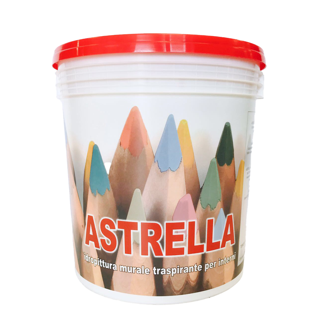 ASTRELLA IDROPITTURA MURALE TRASPIRANTE PER INTERNI