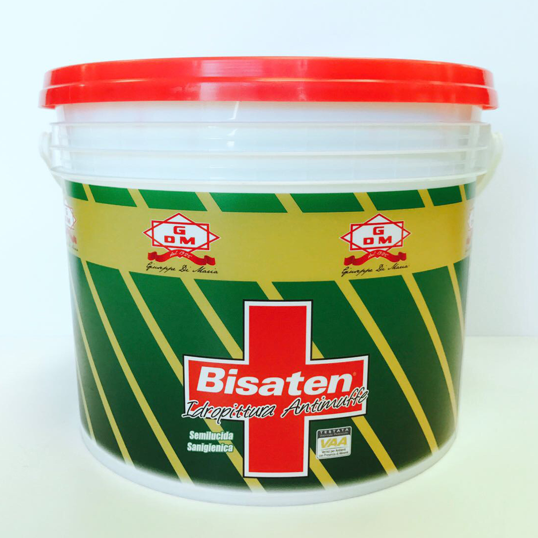 BISATEN - IDROPITTURA SEMILUCIDA ANTIMUFFA - 2.5 LT