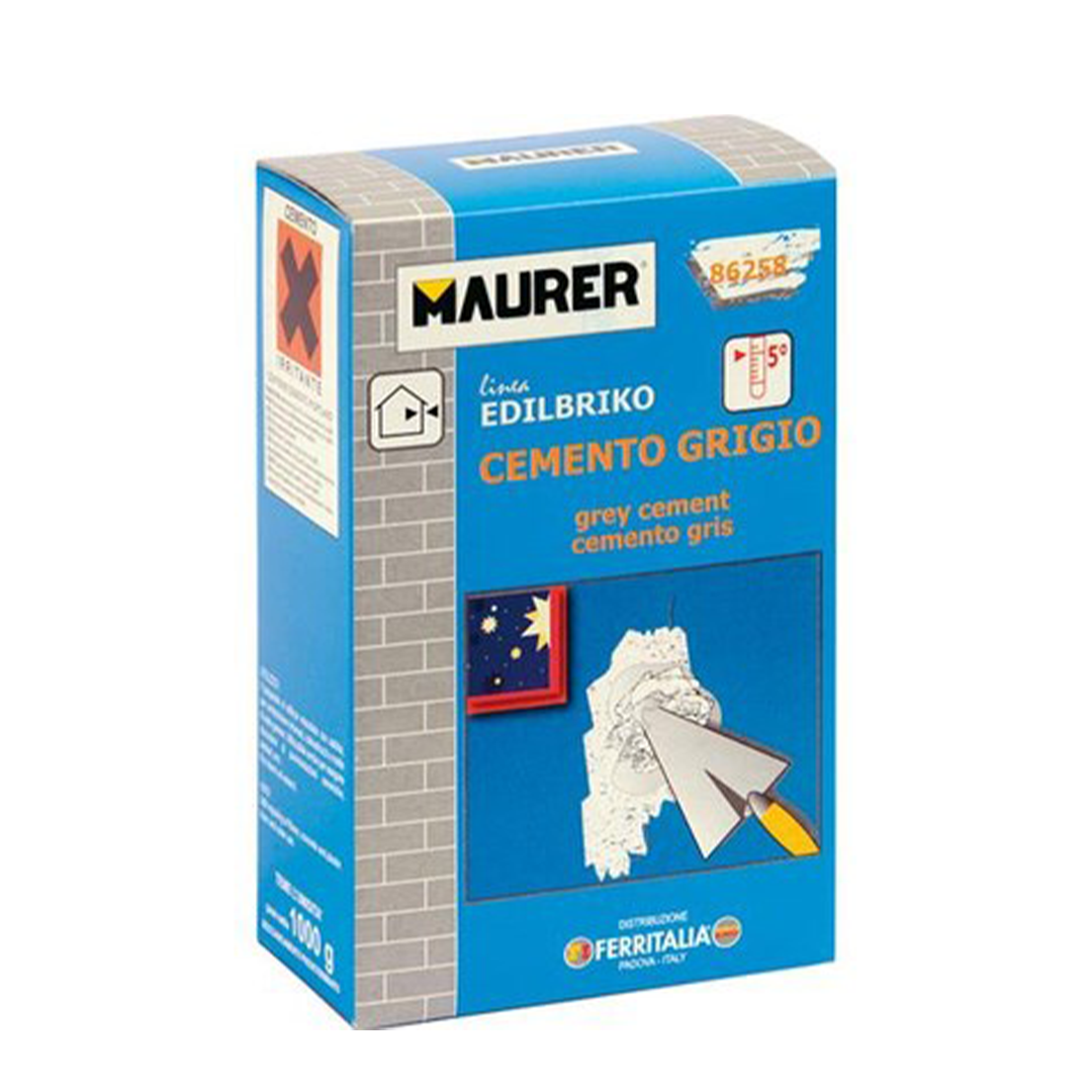 CEMENTO IN POLVERE GRIGIO - 1KG.