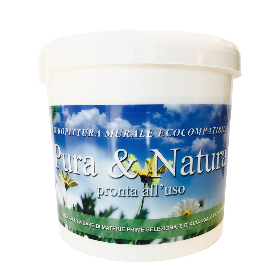 PURA & NATURA - PITTURA MURALE ECOCOMPATIBILE - PRONTA ALL'USO